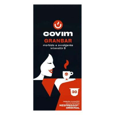 Кафе капсула Covim Alluminium Granbar 30 бр., съвместими с Nespresso