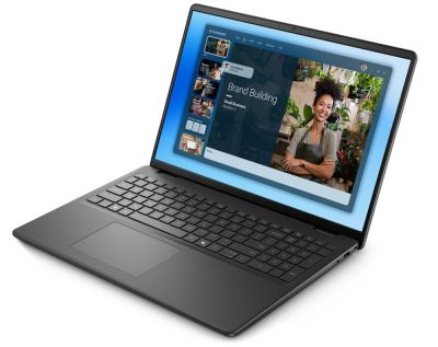 Лаптоп Dell 16 DC16250, Intel Core 5 120U (10 cores, up to 5.0 GHz), 16.0" FHD+(1920x1200) AG, 300nits, 16GB, 2x8GB, DDR5, 5200 MT/s, 512GB M.2 PCIe, Intel Graphics, Cam, FPR, Wi-Fi 6, Backlit Kb, Win 11 Pro, Carbon Black, 3Y PS