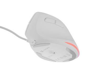 Мишка Natec Vertical Mouse Crake 2 Pro 12800DPI Optical White