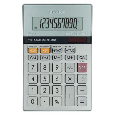 Калкулатор Sharp EL331ERB Настолен, 10-разряден