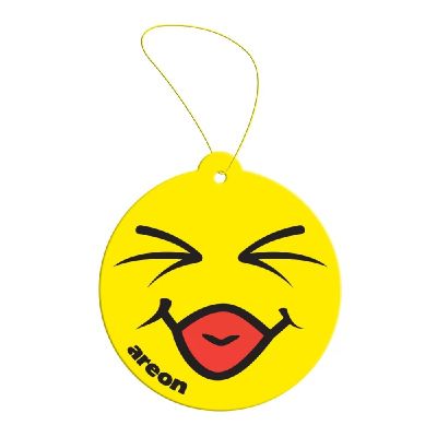 Ароматизатор за кола Ареон Smile Ябълка и Канела, хартиен