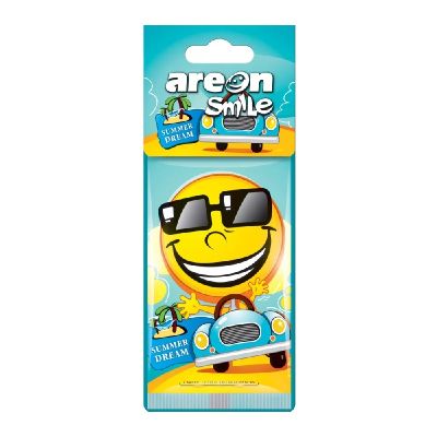 Ароматизатор за кола Ареон Smile Лятна Мечта, хартиен