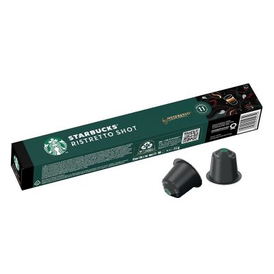 Кафе капсула STARBUCKS® by Nespresso® Ristretto Shot 10 бр., съвместими с Nespresso®