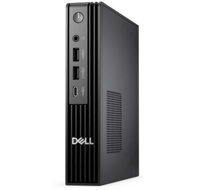 Настолен компютър Dell Pro Micro Plus QBM1250,Intel Core Ultra 7 265 (13 TOPS NPU, 20 cores, up to 5.3GHz), 16 GB: 1 x 16 GB, DDR5, up to 5600 MT/s, 512GB SSD TLC, Integrated Graphics, Wi-Fi 6E, Bulgarian Keyboard&Mouse, 180W, Win 11Pro, 3Y PS