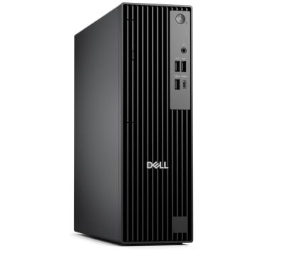 Настолен компютър Dell Pro Slim QCS1255, AMD Ryzen 7 8700G (16 TOPS NPU, 8 cores, up to 5.1GHz), 16 GB: 2 x 8 GB, DDR5, up to 4800 MT/s, 512GB SSD, Integrated Graphics, Wi-Fi 6, Bulgarian Keyboard&Mouse, 180W, Ubuntu, 3Y PS