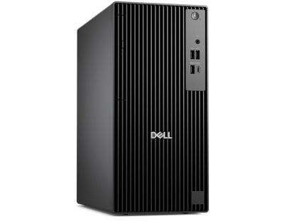 Настолен компютър Dell Pro Tower QCT1255, AMD Ryzen 7 PRO 8700G (16 TOPS NPU, 8 cores, up to 5.1GHz), 16 GB: 2 x 8 GB, DDR5, up to 4800 MT/s, 512GB SSD, Integrated Graphics, 8x DVD+/-RW, Bulgarian Keyboard&Mouse, 180W, Ubuntu, 3Y PS