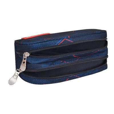 Несесер Lared Grunge Без пълнеж, двоен с два ципа 20.5x7x9 cm