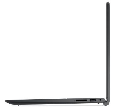 Лаптоп Dell 15 DC15250, Intel Core 3 100U (6 cores, up to 4.7 GHz), 15.6" FHD (1920x1080) 120Hz 250 nits WVA AG, 8GB, 1x8GB, DDR4, 2666MHz, 512GB M.2 PCIe, Intel UHD Graphics, Wi-Fi 6, BG Keyboard, Ubuntu, Carbon Black (Plastic), 3Y PS