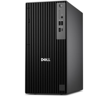 Настолен компютър Dell Pro Tower Plus QBT1250, Intel Core Ultra 7 265 (13 TOPS NPU, 20 cores, up to 5.3GHz), 16GB: 1 x 16GB, DDR5, up to 5600 MT/s, 512GB SSD, Integrated Graphics, 8x DVD+/-RW, Bulgarian Keyboard&Mouse, 260W, Ubuntu, 3Y PS