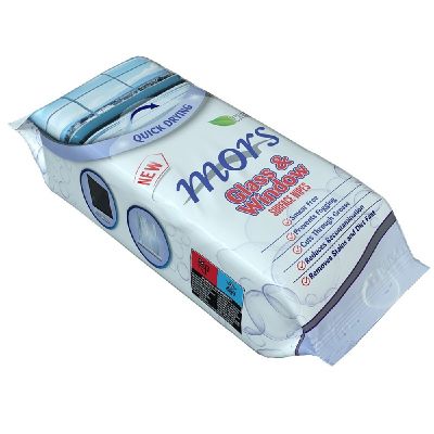 Мокри кърпи Mors Glass & Window, 60 бр. в плик