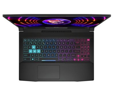 Лаптоп MSI Katana 15 B13VEK, i5-13420H (8C/12T, up to 4.60GHz, 12 MB), GeForce RTX 4050 6GB GDDR 194 AI TOPS, w/MUX, 15.6" QHD (2560x1440), 165Hz, IPS-Level DCI-P3 100%, 16GB DDR5 2x8 5200MHz, 512GB NVMe Gen4x4 SSD,WiFi 6E, 4-Zone RGB Gaming Kbd, NO OS, 2