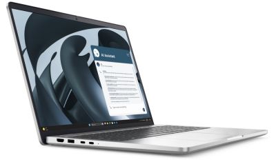 Лаптоп Dell Pro 16 Plus PB16255, AMD Ryzen AI 7 PRO 350, 32GB, 512GB SSD Gen4, 16.0" FHD+, AMD Radeon 800M, FgrPr & SmtCd, FHD, IR Cam, Mic, WLAN + BT, Backlit Kb, 3 Cell, W11Pro