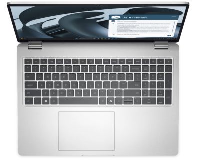 Лаптоп Dell Pro 16 Plus PB16255, AMD Ryzen AI 7 PRO 350, 32GB, 512GB SSD Gen4, 16.0" FHD+, AMD Radeon 800M, FgrPr & SmtCd, FHD, IR Cam, Mic, WLAN + BT, Backlit Kb, 3 Cell, W11Pro