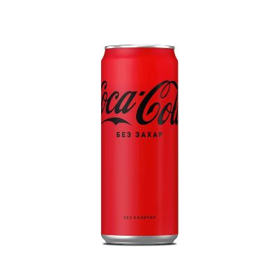 Coca-Cola Zero 0.33 l кен, 24 броя в стек
