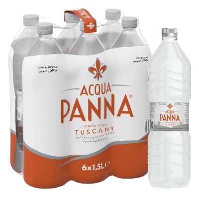 Вода Acqua Panna Минерална 1.5 l, 6 броя в стек