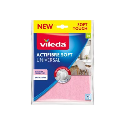 Микрофибърна кърпа  Vileda Actifibre Soft Universal Универсална, 30x30 cm