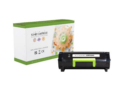 Тонер касета Static Control Black Lexmark 60F0HA0 SUPER PREMIUM Съвместим консуматив, голям капацитет 10 000 стр.