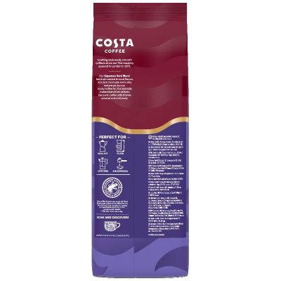 Кафе Costa Coffee Signature Blend Dark, зърна 1 kg