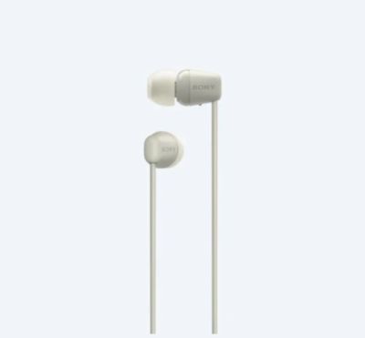 Слушалки Sony Headset WI-C100, taupe