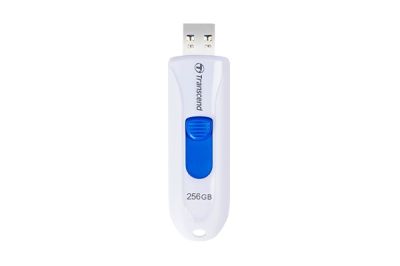 Памет Transcend 256GB, USB3.1, Pen Drive, Capless, White
