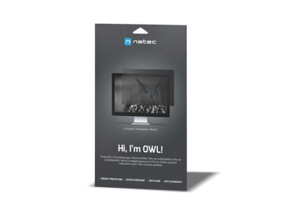 Аксесоар Natec Privacy Filter, Owl, 23.8", 16:9