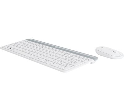 Комплект Logitech Slim Wireless Keyboard and Mouse Combo MK470 - OFFWHITE