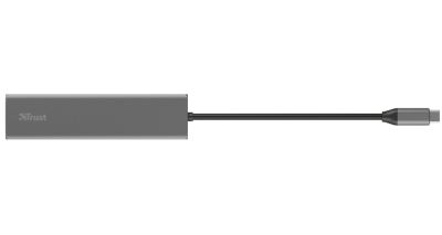 USB хъб TRUST Halyx Fast USB-C Hub & Card Reader
